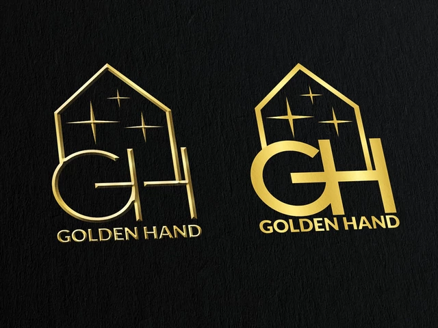 gallery Golden Hand logo s písmenami